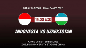 Masuk 16 Besar Asian Games, Timnas Indonesia akan Hadapi Uzbekistan, Ini Jadwal Pertandingannya!