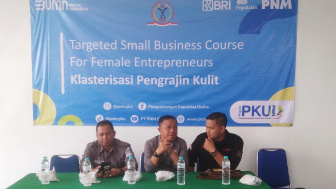 FPPG-PNM Garut Gelar Pelatihan Puluhan Pengrajin Kulit Sukaregang