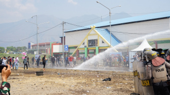 Jelang Pemilu 2024, Polres Garut Gelar Simulasi Sispamkota Ops Mantap Brata