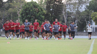Meski Cedera, Edo Febriansyah Tetap Bergabung dalam Latihan Timnas Indonesia