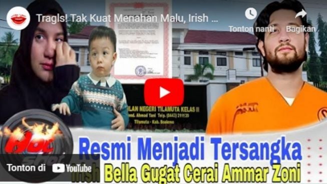 CEK FAKTA: Ammar Zoni Masuk Penjara Lagi, Irish Bella Kecewa Langsung Gugat Cerai