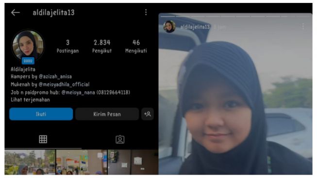 Usai Cerai dengan Indra Bekti, Aldila Jelita Bikin Akun Instagram Baru Kenapa?
