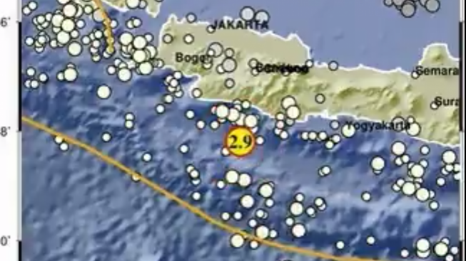 Kabupaten Garut Hari ini Kembali Diguncang Gempa Bumi Berkekuatan 2,9 Magnitudo, Kedalaman 10 Km