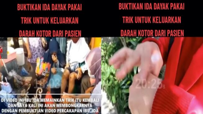 Palsu! Pesulap Merah Bongkar Trik Darah Kotor Ida Dayak: Gue Kasih Bukti