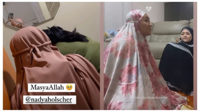 Resmi Menjadi Mualaf, Nadya Holscher Belajar Cara Berwudhu dan Shalawat