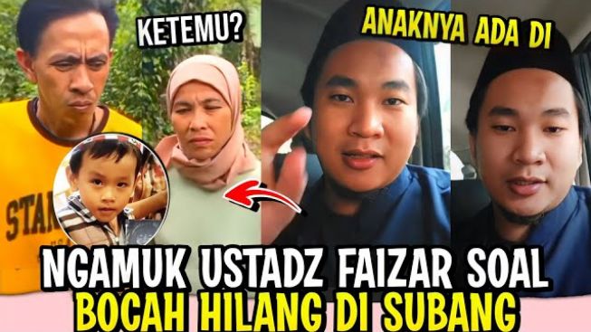 Ustadz Faizar Turun ke Tempat Anak Hilang di Kalijati Subang, Banyak Warga Ketakutan Digondol Jin