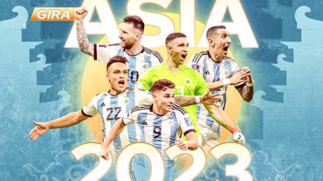 Argentina Rilis Skuad Tur Asia, Messi Masuk Daftar Lawan Timnas Indonesia