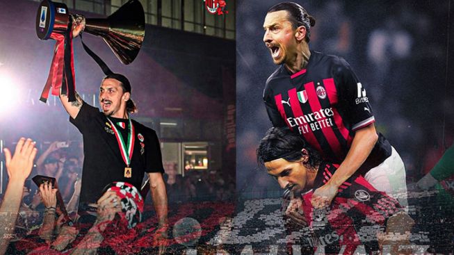Penghormatan Luar Biasa dari Fans, Ibrahimovic Berhasil Lunasi Janji Pada AC Milan