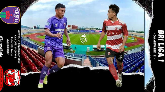 Link Live Streaming Nonton BRI Liga 1 Persita Tangerang vs Madura United