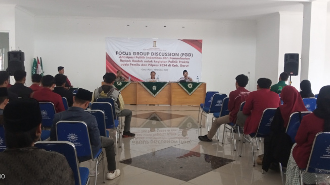 IMM Garut Gelar FGD, Politik Identitas dan Pemanfaatan Tempat Ibadah dalam Pemilu Jadi Fokus Utama