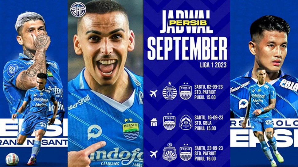 Jadwal Lengkap Persib Bandung September BRI Liga 1 2023/2024