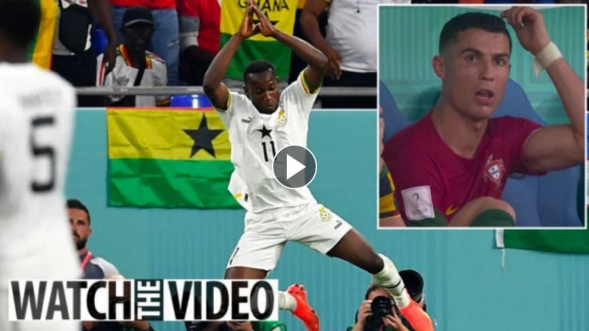 Kolase Cristiano Ronaldo saat selebrasi gol [ITV]