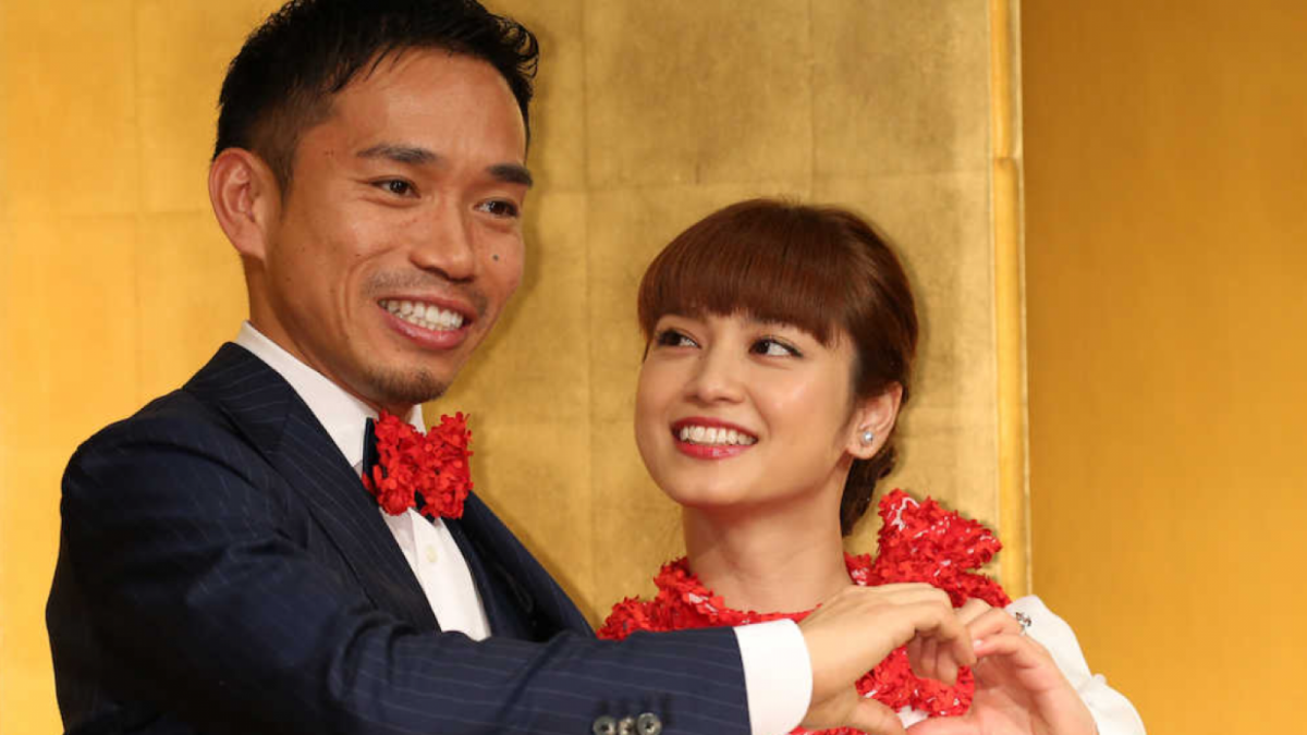 Airi Taira dan Yuto Nagatomo [sponichi.co.jp]