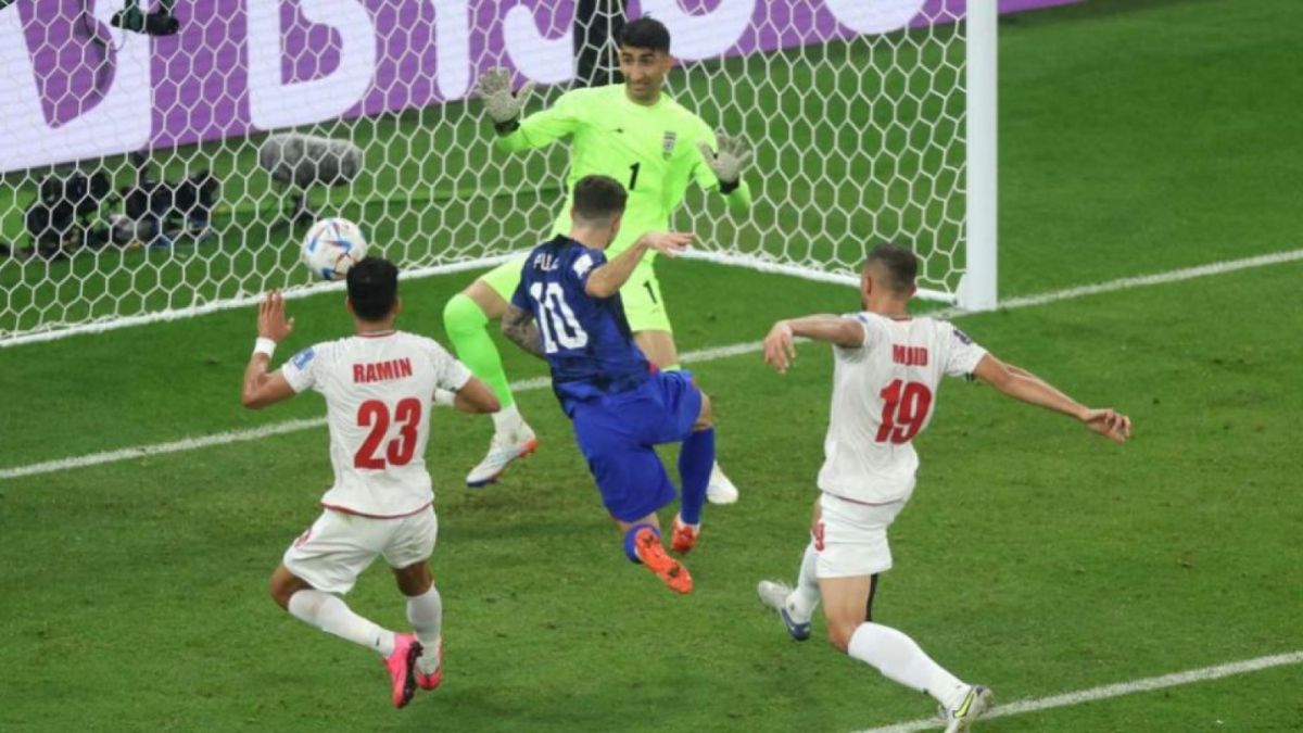 Gol Christian Pulisic di laga terakhir grup B pada laga pamungkas melawan Iran [flashcore.com]