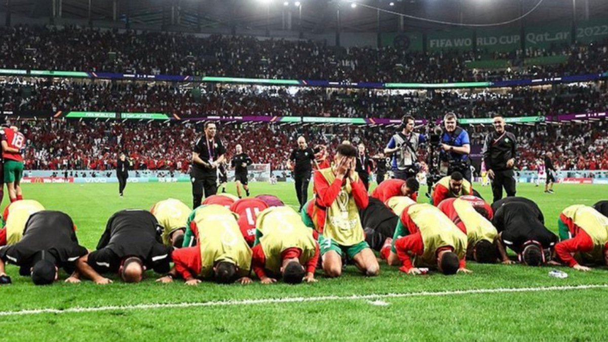 Maroko lolos ke babak semifinal Piala Dunia 2022. [@ Sonny Bill Williams]