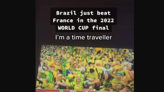 Geger! Time Traveller dari 3002 Sebut Brasil Kalahkan Prancis 2-1 di Final Piala Dunia 2022