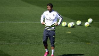 Cristiano Ronaldo Tertangkap Kamera Sedang Ikuti Sesi Latihan di Madrid, Sinyal akan Kembali ?