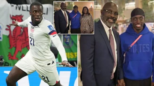 Bangganya Presiden Liberia dan Eks AC Milan George Weah Lihat Sang Putra Tampil di Piala Dunia 2022 Bareng Amerika Serikat