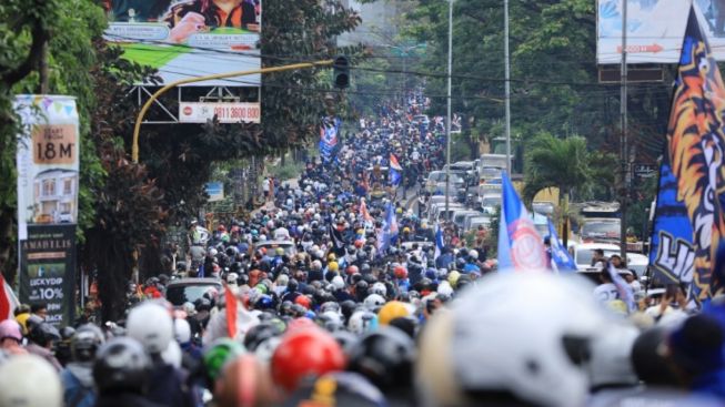 Aksi Konvoi Hitam Aremania akan Banjiri Malang Raya Hingga Malam Hari