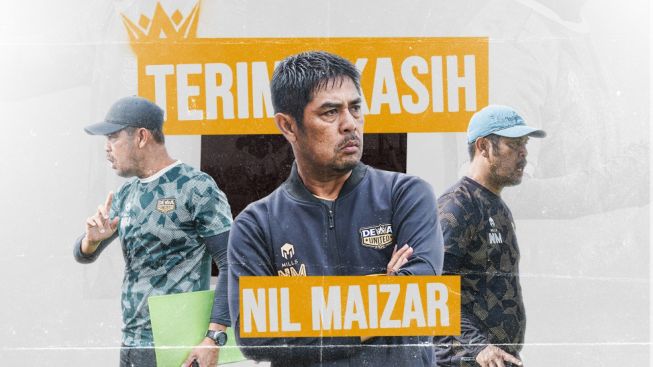 Didepak Dewa United, Nil Maizar Pelatih Lokal Pertama yang Dipecat di Tengah Musim BRI Liga 1