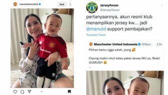 Usai Mampang di IG Manchester United, Rayyanza Disebut Pakai Jersey KW?