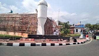 Bangunan Pojok Benteng Jogja Kembali Dibangun, Begini Komentar Warganet