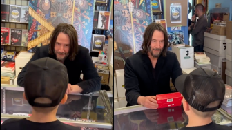 Bikin Meleleh, Begini Akrabnya Keanu Reeves Ketika Bertemu Bocah Penggemarnya