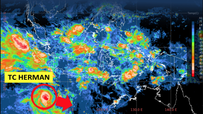 Mengenal Siklon Tropis Herman, Badai Kekuatan Besar yang Melanda Jawa dan Sumatra