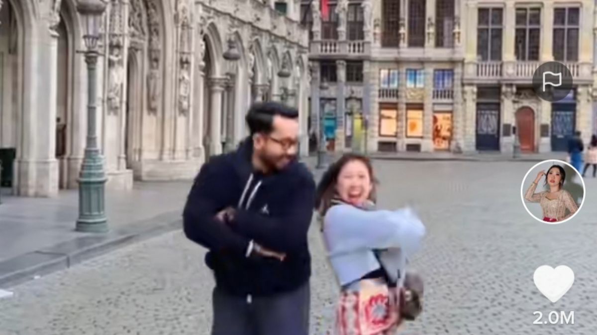 Kiky dan Khairi di Belanda [[TikTok/@kikysaputri]]