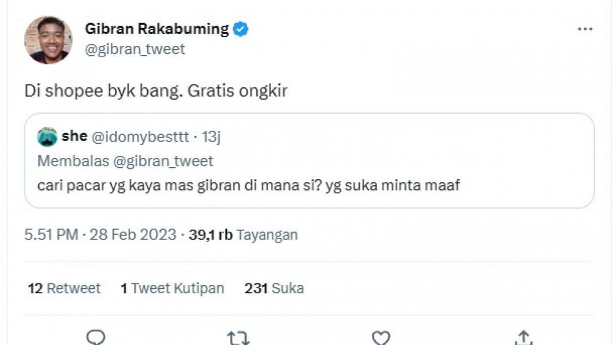 Cuitan Gibran [[Twitter]]