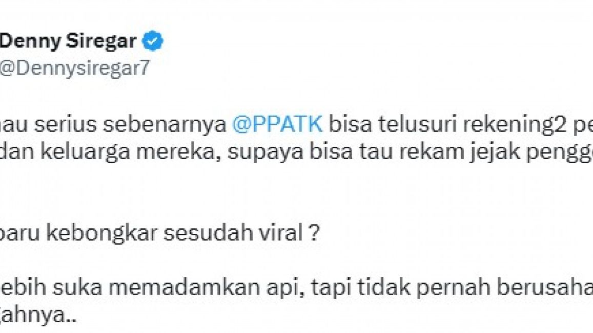 Cuitan Denny Siregar [[Twitter]]