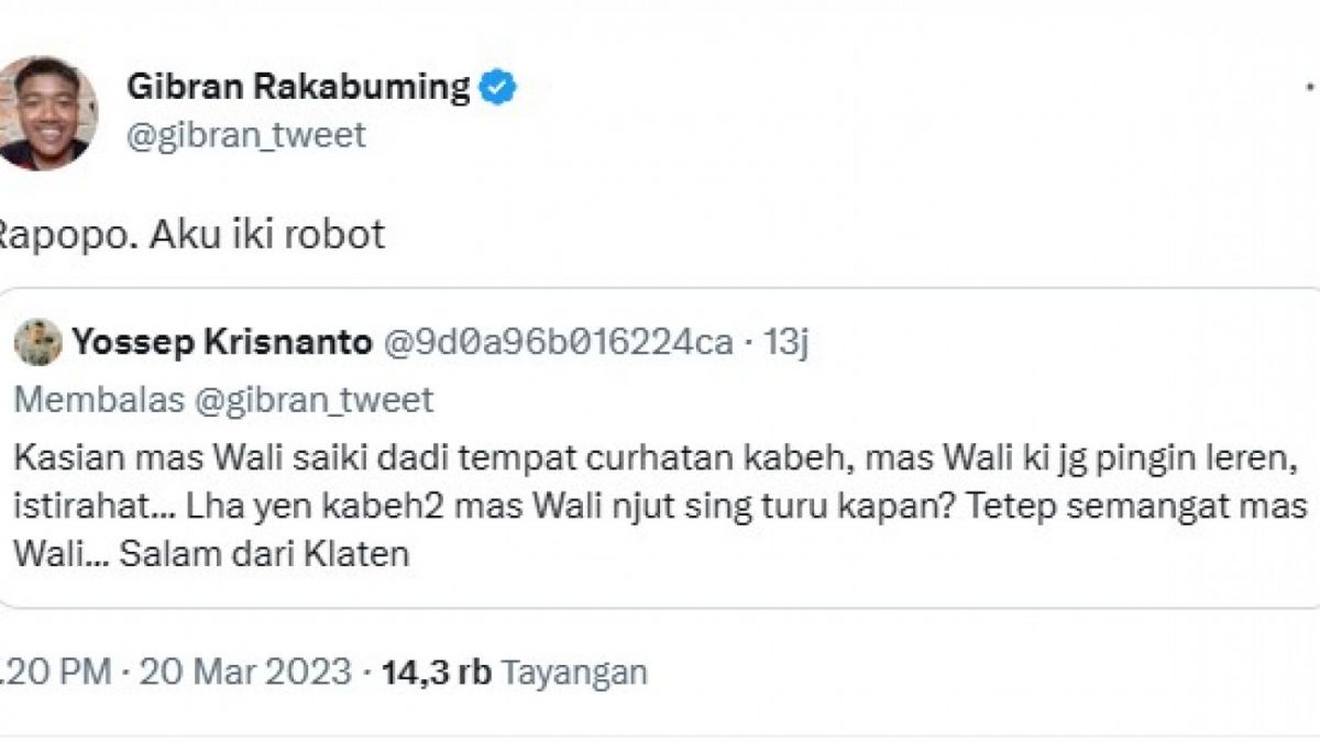 Cuitan Gibran [[Twitter]]
