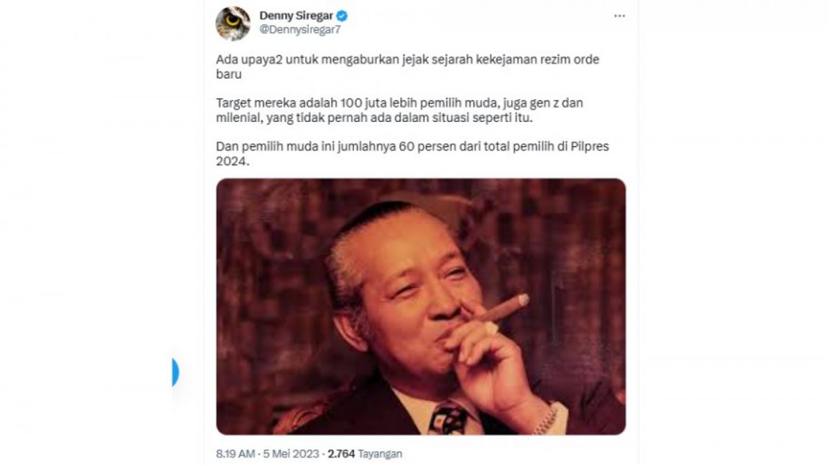 Cuitan Denny Siregar. [[Twitter]]