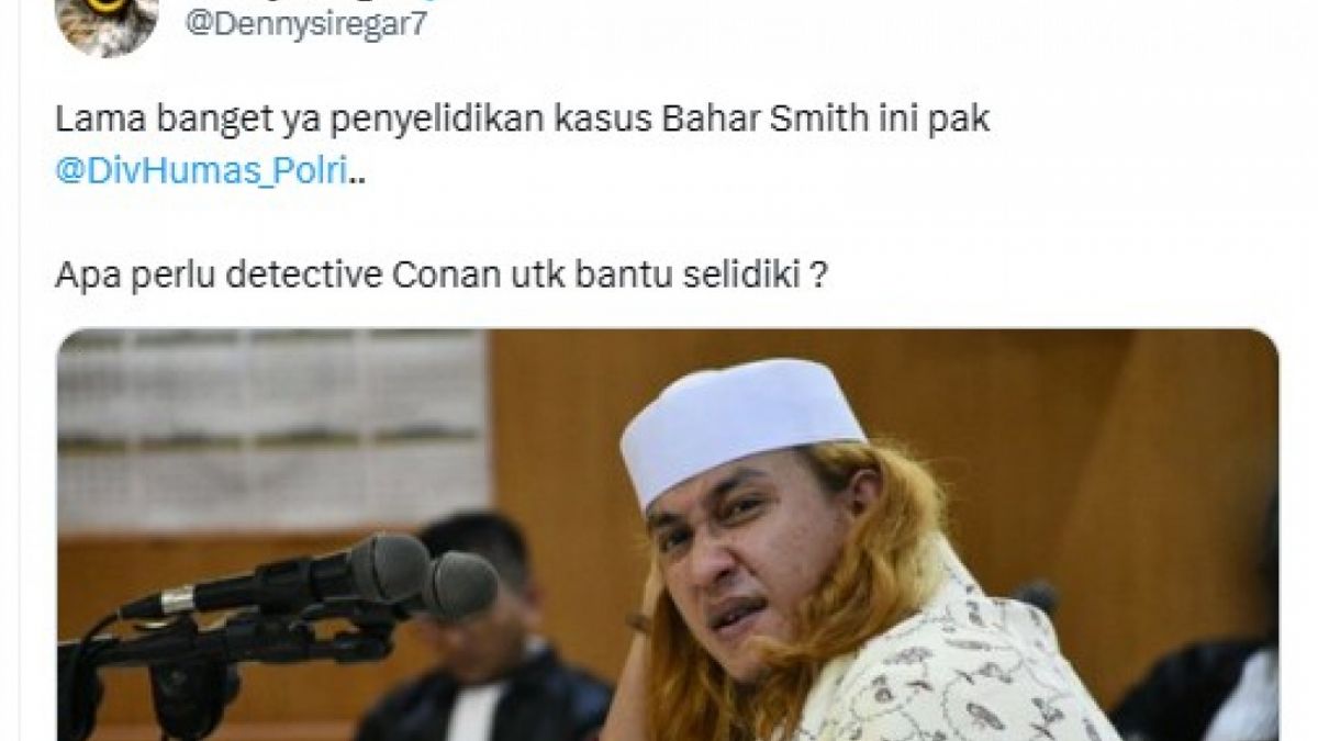 Cuitan Denny Siregar menyinggung Habib Bahar bin Smith [[Twitter]]