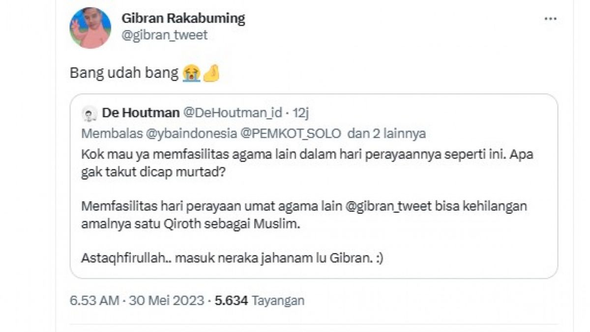 Cuitan Gibran [[Twitter]]