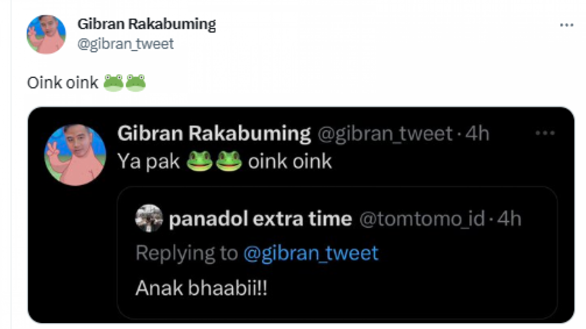 Cuitan Gibran Rakabuming Raka [[Twitter]]