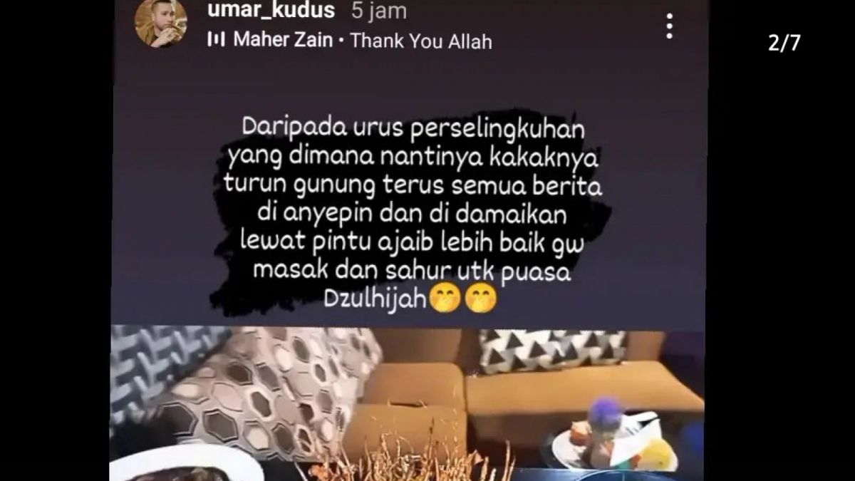 Warganet menduga Raffi Ahmad turut menyelesaikan masalah Syahnaz [[Instagram/@lambe_danu]]