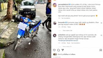 Abu Janda Soroti Stiker di Motor Pelaku Bom Bunuh Diri Polsek Astanaanyar: Teroris Gak Punya Agama?