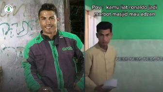 Viral! Pria Mirip Cristiano Ronaldo Jadi Marbot, Warganet: Jangan Sedih Lagi Ya