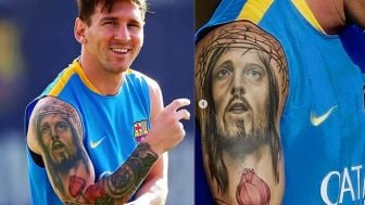 Tato Lionel Messi Jadi Perbincangan, Abu Janda: Goat Terhebat Sepanjang Masa