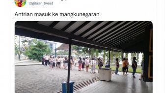 Gibran Pamer Foto Wisatawan Sampai Antre Masuk ke Mangkunegaran, Publik Usul Syuting Sinetron Ikatan Cinta Dipindah ke Solo