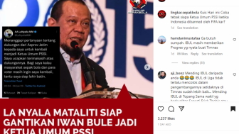 La Nyalla Mattalitti Siap Gantikan Iwan Bule di Kursi Ketua Umum PSSI, Netizen: Gak Butuh, Sumpah...