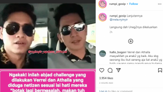 Verrel Bramasta dan Athalla Main Abjad Challenge, Warganet: Kreatif Cara Nyindirnya!