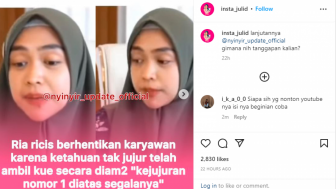 Ria Ricis Pecat Karyawan karena Ketahuan Tak Jujur Ambil Kue di Kulkas: Kejujuran di Atas Segalanya