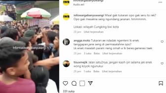 Memalukan! Tawuran Penonton Jaranan Pecah di Banyuwangi, Komentar Warganet Kocak-kocak