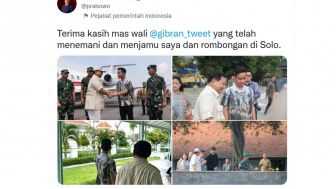 Prabowo Subianto Ternyata Dijamu Sangat Spesial oleh Gibran hingga Diundang Makan Malam di Loji Gandrung