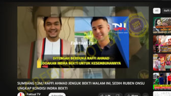 CEK FAKTA: Benarkah Raffi Ahmad dan Ruben Onsu Sumbang Rp1,2 Miliar untuk Pengobatan Indra Bekti?