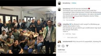 Duh! Rizky Billar Beri Komentar Pedas Pada Unggahan Perpisahan Kru Leslar, Netizen: Ngapain Lagi Sih Dia