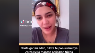 Duh! Zanza Bella Mantap Polisikan Nikita Mirzani, Gak Tau Adab, Pengecut