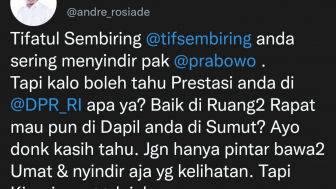 Skakmat Tifatul Sembiring yang Kerap Sentil Prabowo, Andre Rosiade: Kinerja Engga Jelas!